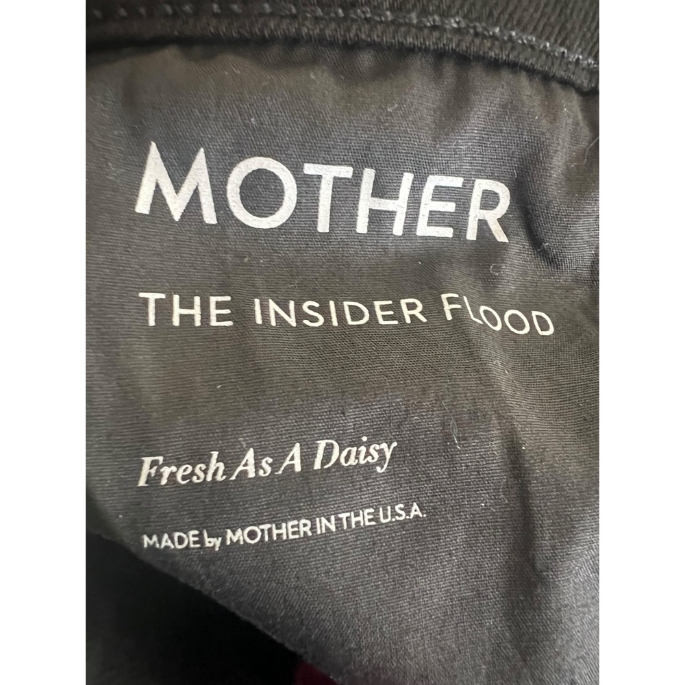 Mother The Insider Flood Flare Jeans in Fresh as a Daisy Floral Print Size 24 - Picture 7 of 11
